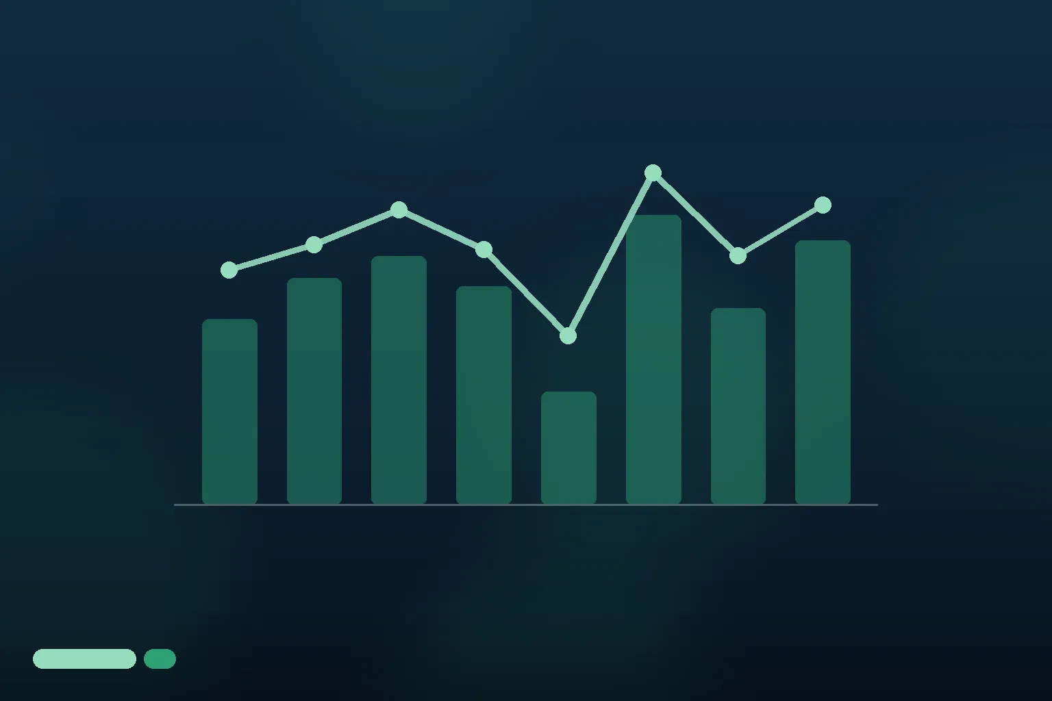데이터센터 서버랙 이미지와 하락하는 메모리 반도체 수요 곡선이 겹쳐진 화면